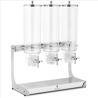 Dozer za musli, žitarice - 3 x 3,5 l - plastika