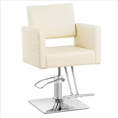Frizerska stolica - do 150 kg - krem boja
