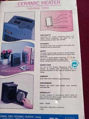 GREJALICA KERAMICKI GREJAC 1500W