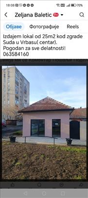 Poslovni prostor u centru Vrbasa