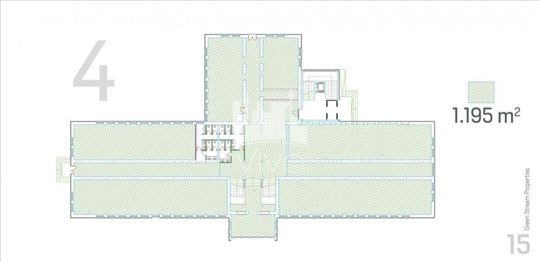 PP-1195m2,PR i I,enterijer prema potrebama zakupca