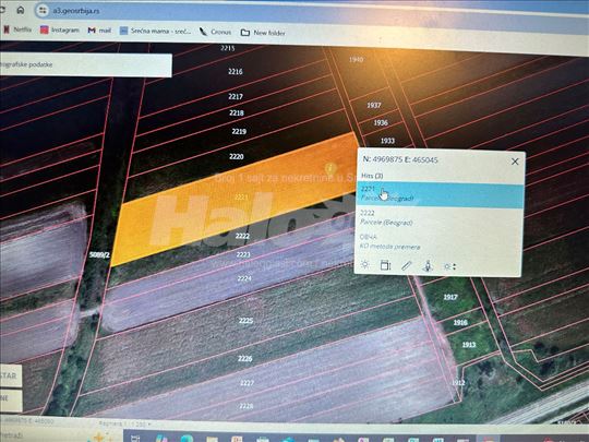 Prodajem njivu 56 ari Ovča