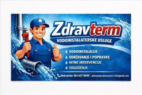 Vodoinstalaterske usluge ZdravTerm