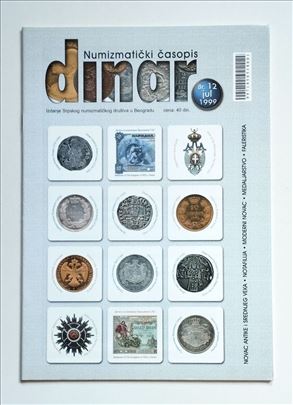 Numizmatički časopis Dinar br 12., 1999 god