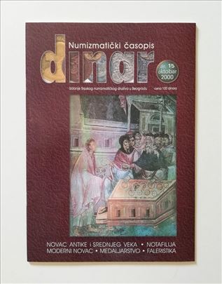 Numizmatički časopis Dinar br 15 2000 god