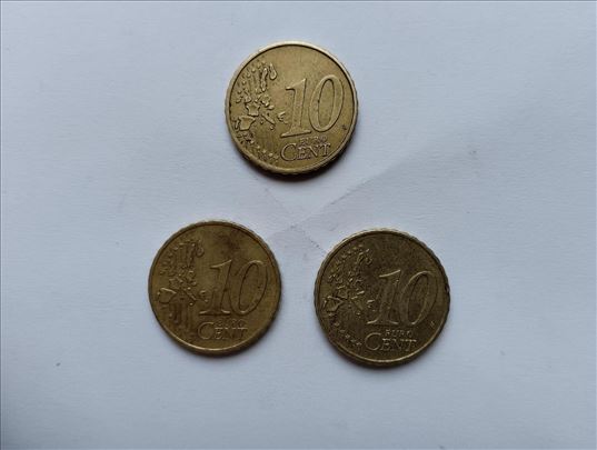 10 Euro centi 2002 A Germany i D Germany