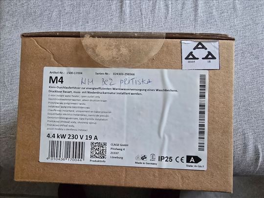 CLAGE protočni bojler MBH 4.4KW NM