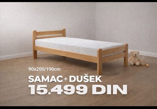 Krevet sa dušekom, krevet za decu,decija soba