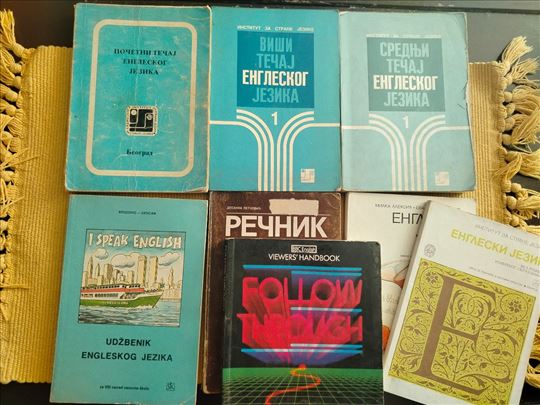 Lot 8 knjiga engleski jezik