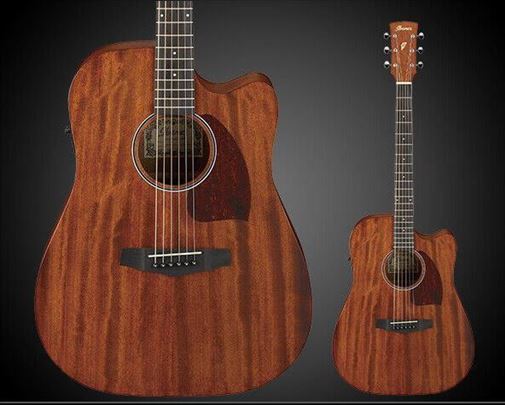 Nova Ibanez mahagoni akustična ozvučena gitara egz