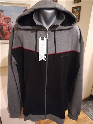 Novi muski duks sa kapuljacom Benx Veliki 5XL Crni