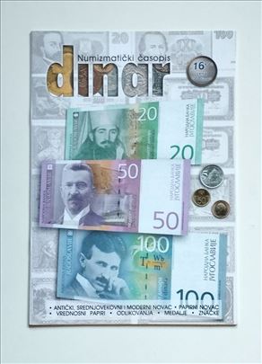Numizmatički časopis Dinar br 16., 2001 god
