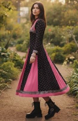 Unikatna Vintage "Bell" Haljina  Vel. S  