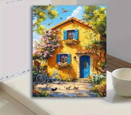 Bojenje po brojevima - Kuća