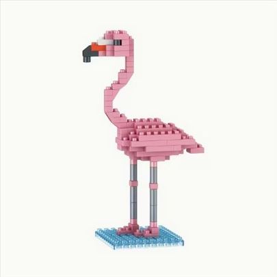 Imitacija Lego kockica - Flamingo