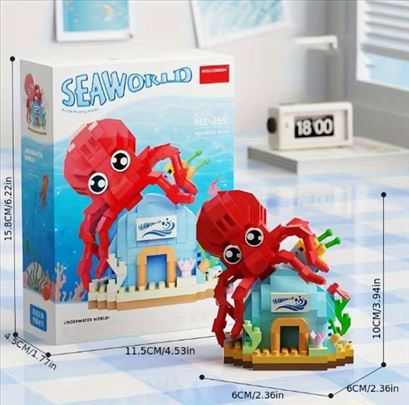 Imitacija Lego kockica - Hobotnica