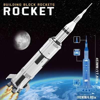 Imitacija Lego kockica - Raketa