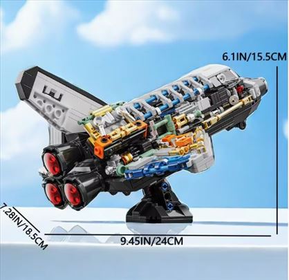 Imitacija Lego kockica - Svemirski brod