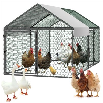 Metalni Kokosinjac 1x2x1m Kavez Za Pilice Kokoske