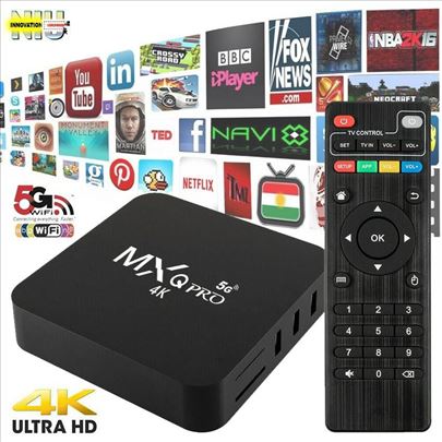 Risiver Box smart TV 4GB Ram -64GB MXQ pro 4K