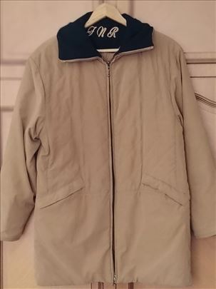 ❄️ Ženska zimska duga jakna FNR – svetlo braon, ve