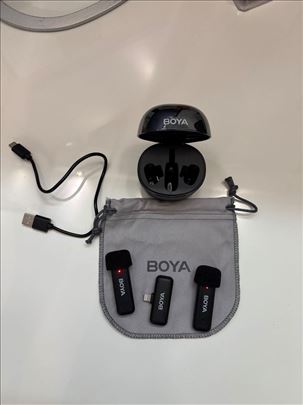 Boya 2.4 Ghz dual channel wireless microphone syst