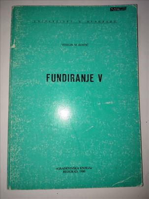 FUNDIRANJE V - Veselin Kostić
