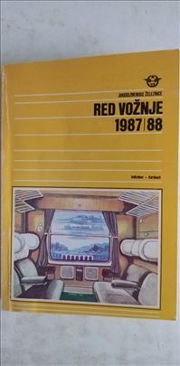 Knjiga:Red voznje 1987/88 god. 21 cm.400+16 str. a