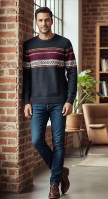 LCW Casual Etno Džemper – M/L – Odličan!