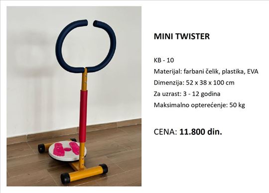 Mini twister - do 12 god. - Dečje sprave za vežban