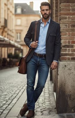 MODERAN Dewberry Casual Sako – Vel. L Muški sako b