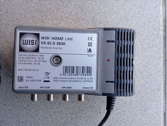 Pojačavač TV signala Wisi VX45D pojačalo kablovske