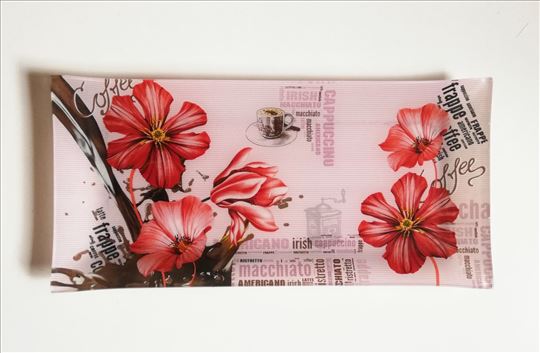 Staklena tacna za kolače NOVO 