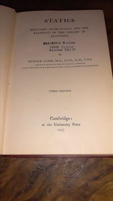 Statics, including hydrostatics