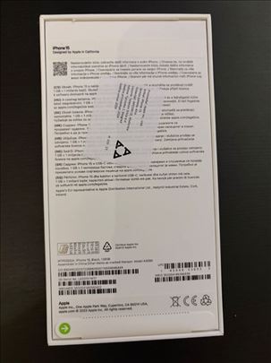 Iphone 15 black 128gb nov