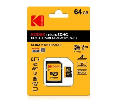Micro SD memorija 64GB Original Kodak + SD adapter