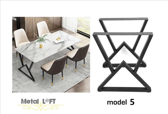 Nogari – postolje za trpezarijski i klub sto - M5