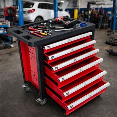 Prazna Kolica za Alate - 6 Fioka - Sniženo