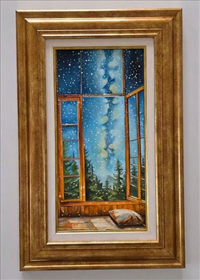 Ulje na platnu - Niti zvezdane noci, prelepo!