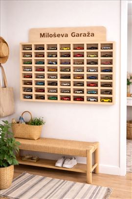 Luksuzna drvena garaža za autiće – personalizovana