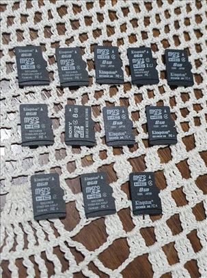 Micro SD HC kartice 8gb