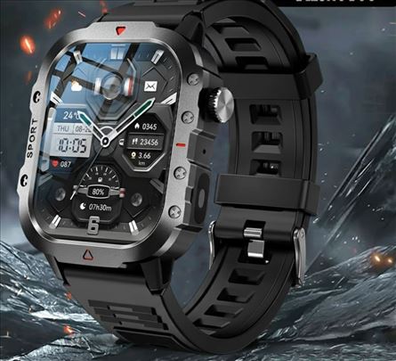 Pametni sat sa dva kaiša metalni i silikonski