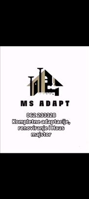 Sve vrste renoviranja adaptacija