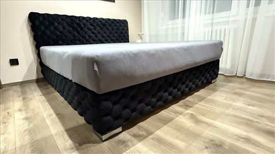 Tapacirani bračni krevet 180x200 sa boksom 