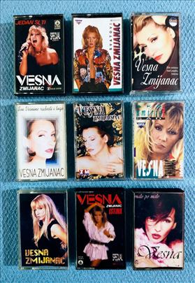 Vesna Zmijanac-9 albuma-kaseta