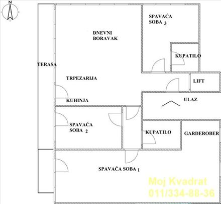 Vračar, Karađorđev park - Lamartinova + dve garaže