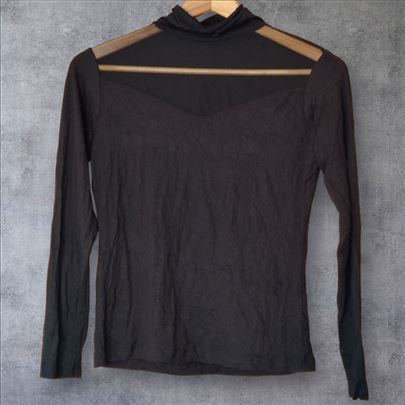 Ženska crna polu rolka sa čipkom – Cool and Sexy –