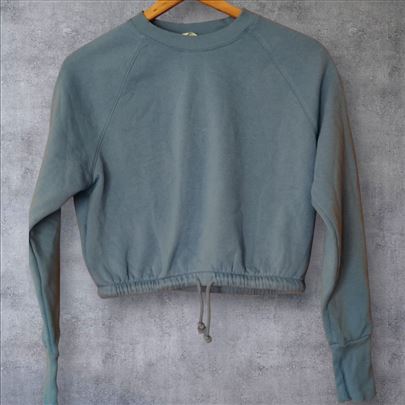 💙 Ženski svetlo plavi kratki duks – H&M – vel. XS