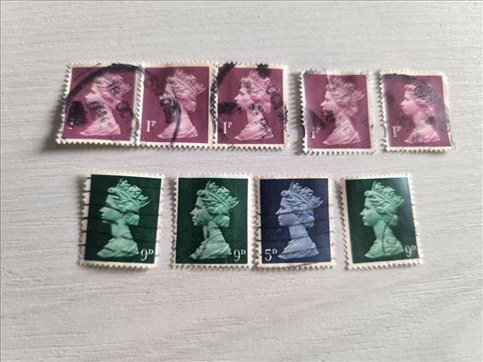 9 marki engleske  kraljice Elizabete