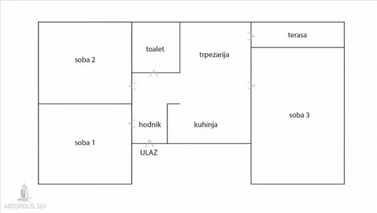 Odličan, svetao 3.0 stan u većem kompleksu zgrada 